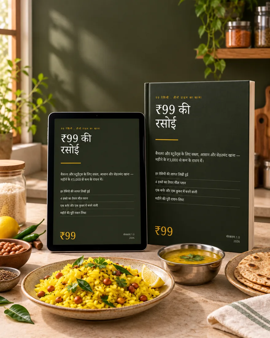 ₹99 की रसोई digital cookbook cover